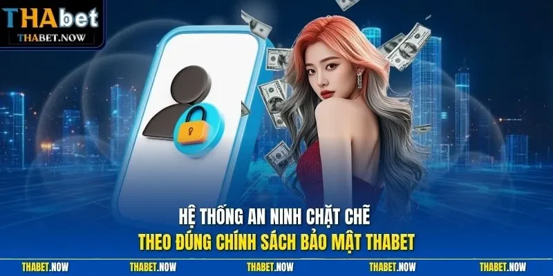 Hệ thống an ninh chặt chẽ theo đúng chính sách bảo mật Thabet